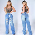 Jeans licrado rouse con y sin piedra