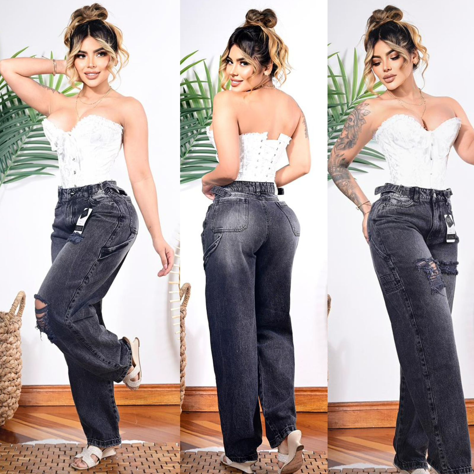 Jean Baggui Dama Premium
